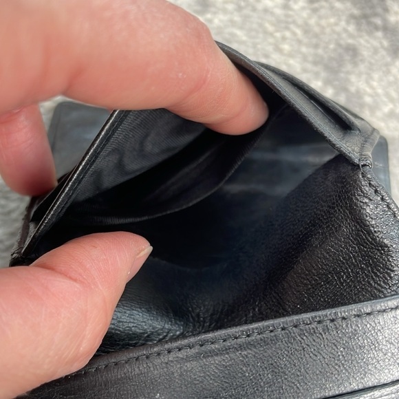 Chanel Caviar Skin Black Leather CC Bifold Compact Wallet Luxury Designer - Picture 13 of 17